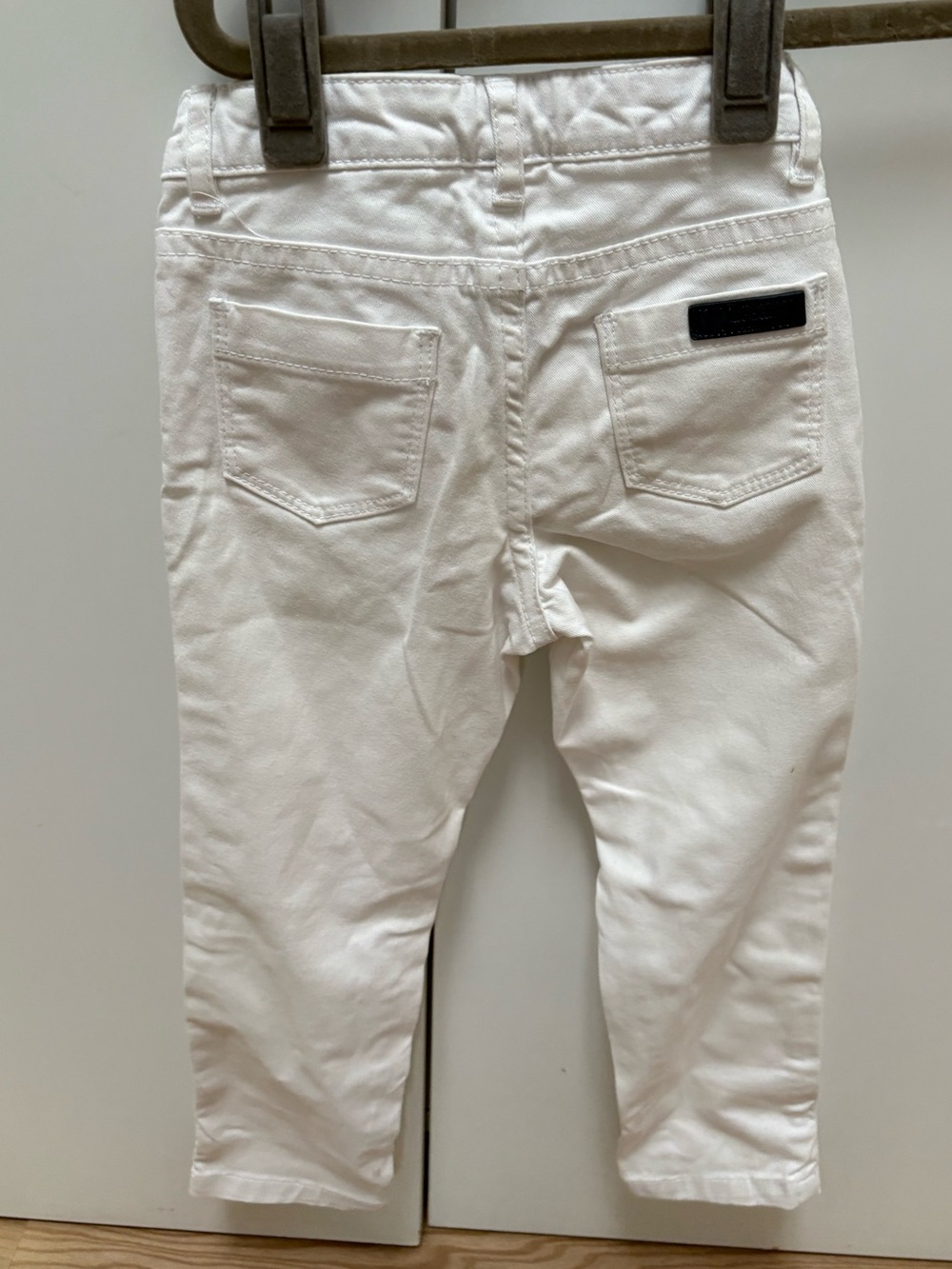 Jacadi White toddler baby boy girl denim skinny jeans 3T - Picture 2 of 3